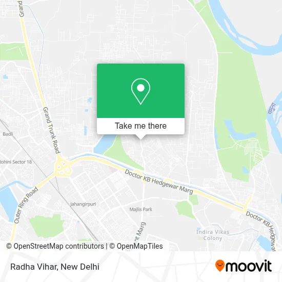 Radha Vihar map
