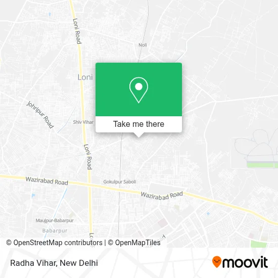 Radha Vihar map
