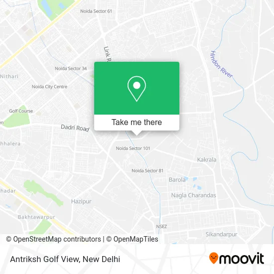Antriksh Golf View map