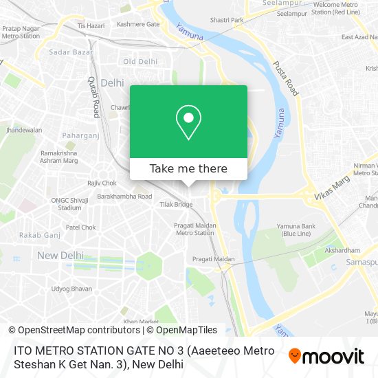 Ito Metro Station Map How To Get To Ito Metro Station Gate No 3 (Aaeeteeo Metro Steshan K Get  Nan. 3) In Delhi By Metro, Bus Or Train?