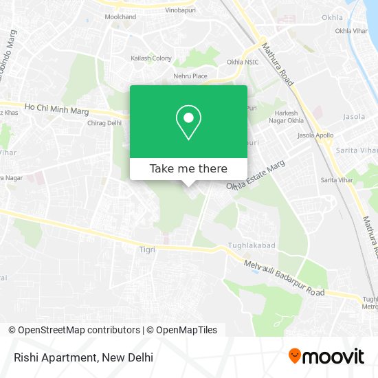 Rishi Apartment map