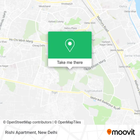 Rishi Apartment map