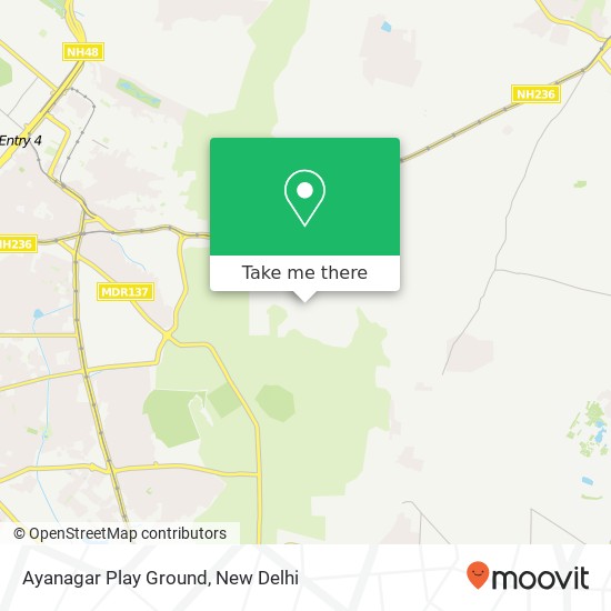 Ayanagar Play Ground map