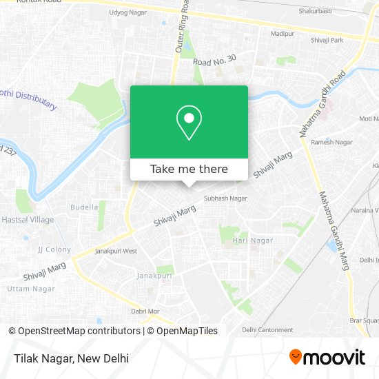 Tilak Nagar map