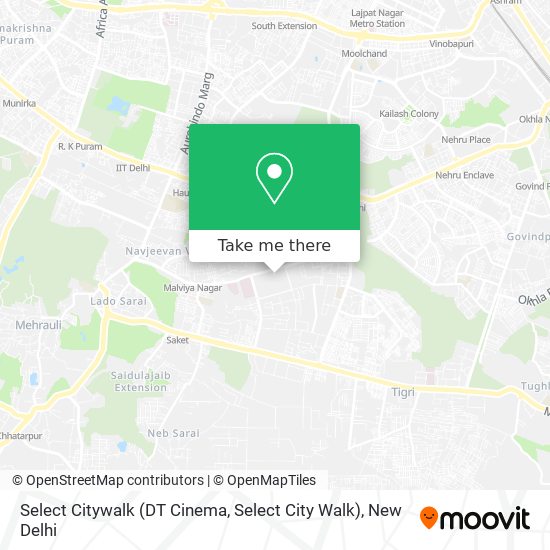 Select Citywalk (DT Cinema, Select City Walk) map