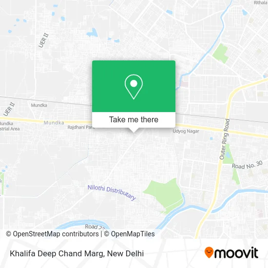 Khalifa Deep Chand Marg map