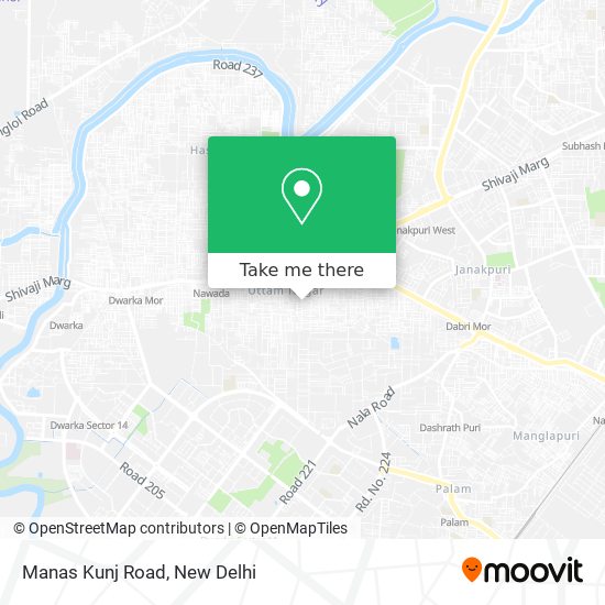 Manas Kunj Road map