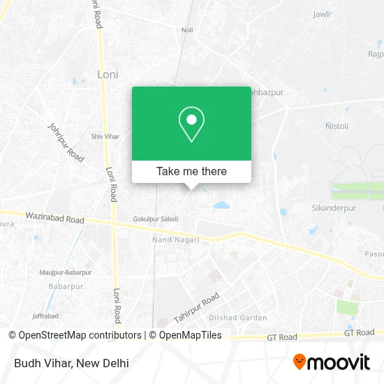 Budh Vihar map