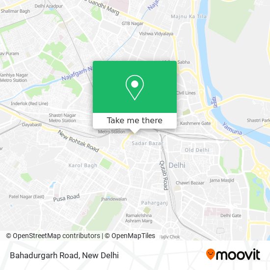 Bahadurgarh Road map