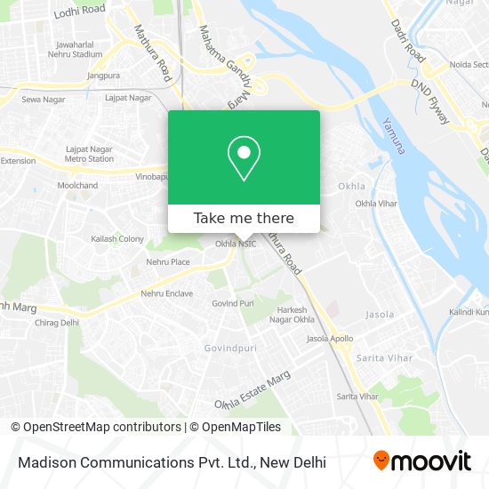 Madison Communications Pvt. Ltd. map