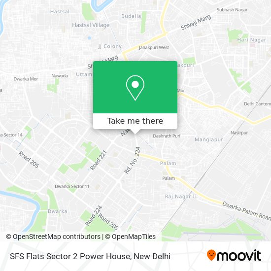 SFS Flats Sector 2 Power House map