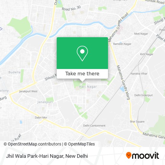 Jhil Wala Park-Hari Nagar map
