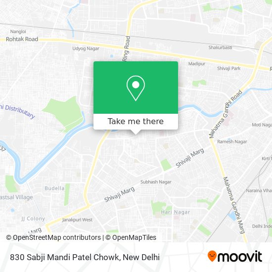 830 Sabji Mandi Patel Chowk map