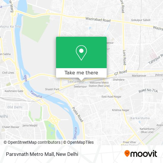 Parsvnath Metro Mall map