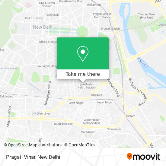 Pragati Vihar map