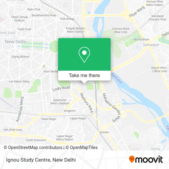 Ignou Study Centre map