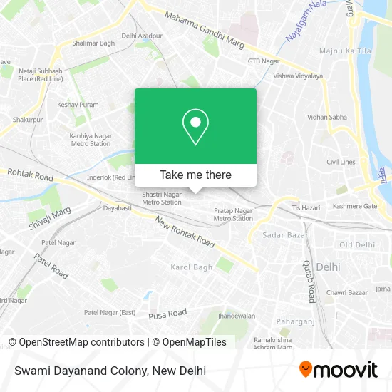 Swami Dayanand Colony map