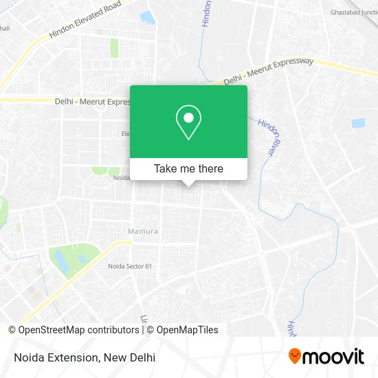 Noida Extension map