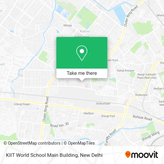 KIIT World School Main Building map