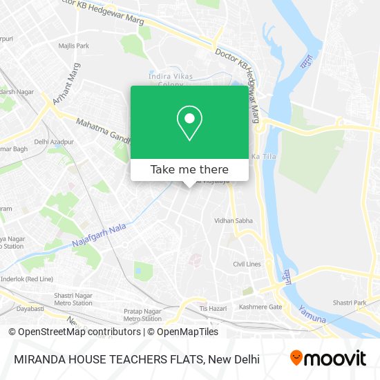 MIRANDA HOUSE TEACHERS FLATS map