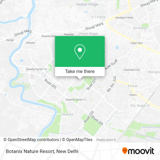 Botanix Nature Resort map