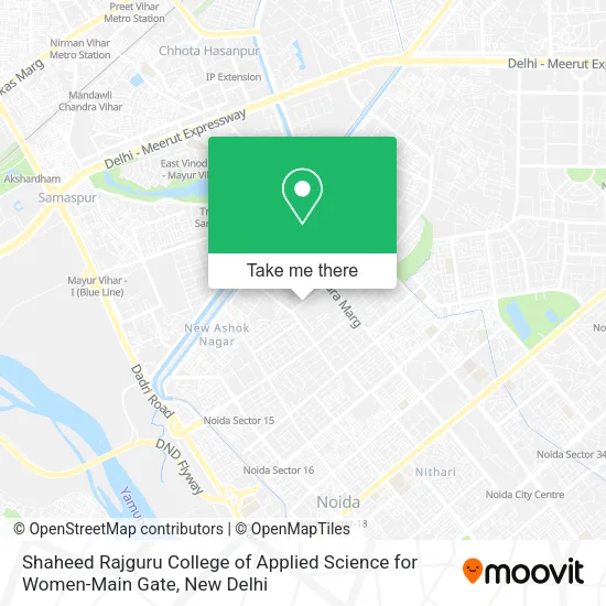 Shaheed Rajguru College of Applied Science for Women-Main Gate map