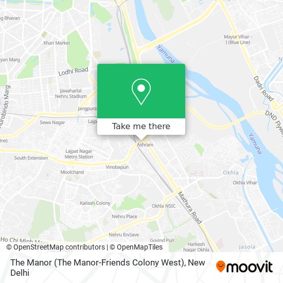 The Manor (The Manor-Friends Colony West) map