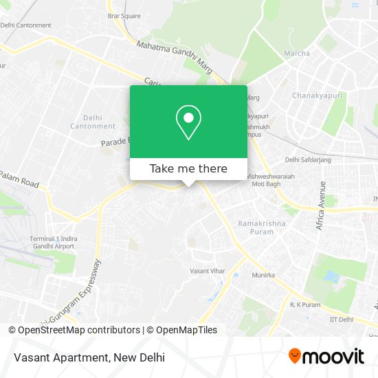 Vasant Apartment map