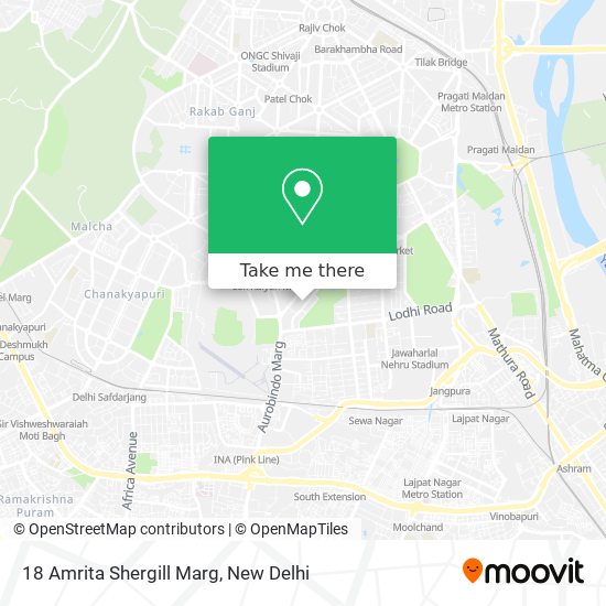 18 Amrita Shergill Marg map