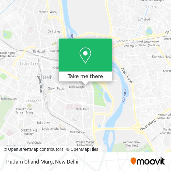 Padam Chand Marg map