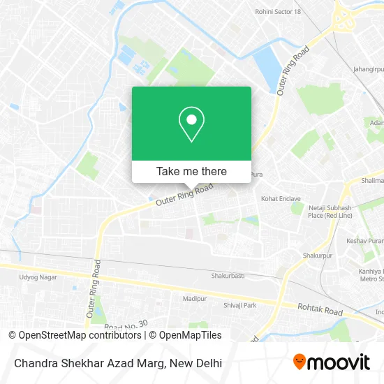 Chandra Shekhar Azad Marg map