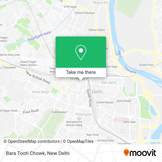 Bara Tooti Chowk map