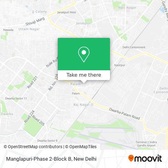 Manglapuri-Phase 2-Block B map