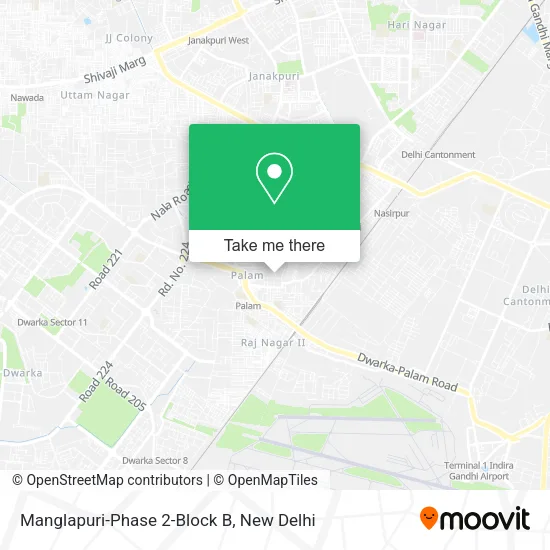 Manglapuri-Phase 2-Block B map