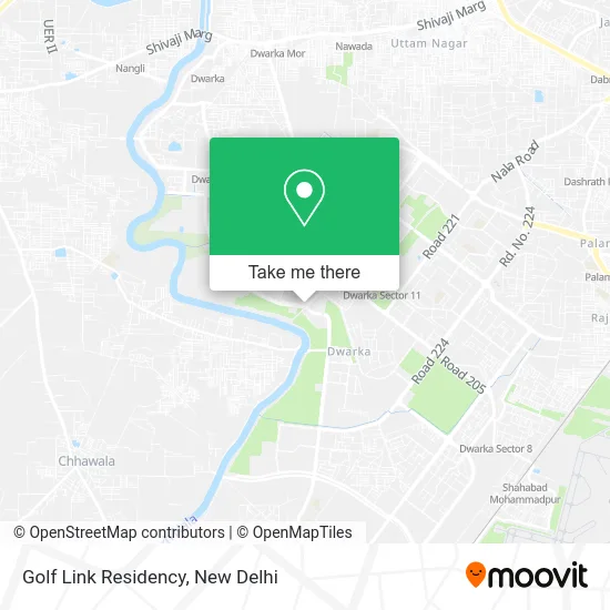 Golf Link Residency map
