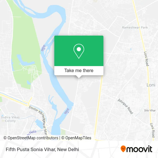 Fifth Pusta Sonia Vihar map