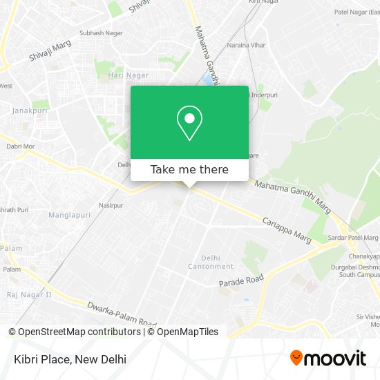 Kibri Place map