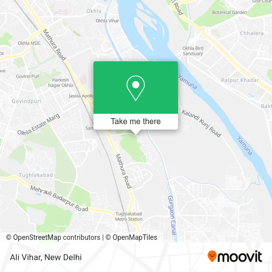 Ali Vihar map