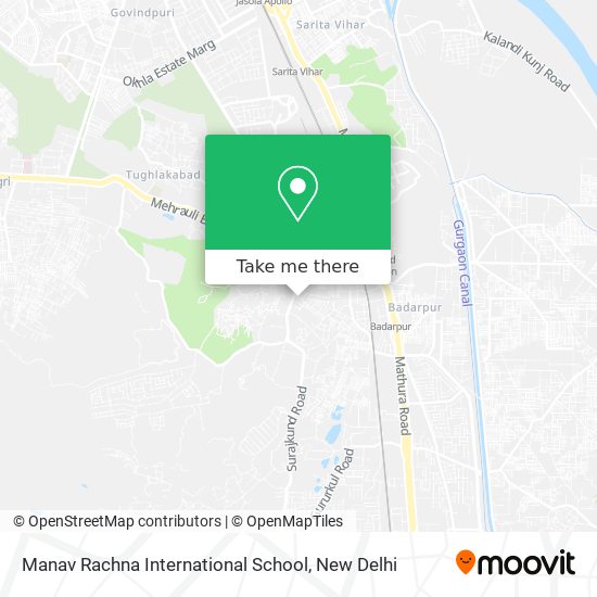 Manav Rachna International School map