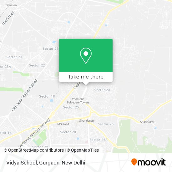 Vidya School, Gurgaon map