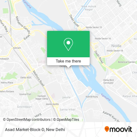 Asad Market-Block-D map