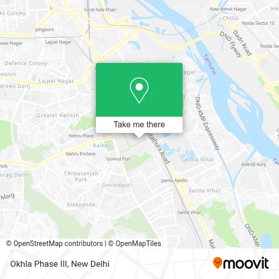 Okhla Phase III map