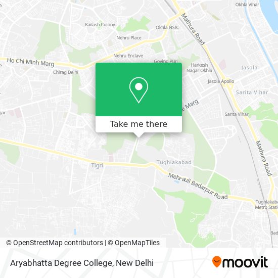 Aryabhatta Degree College map