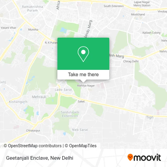 Geetanjali Enclave map