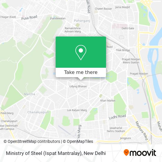 Ministry of Steel (Ispat Mantralay) map