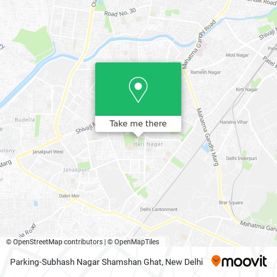Parking-Subhash Nagar Shamshan Ghat map