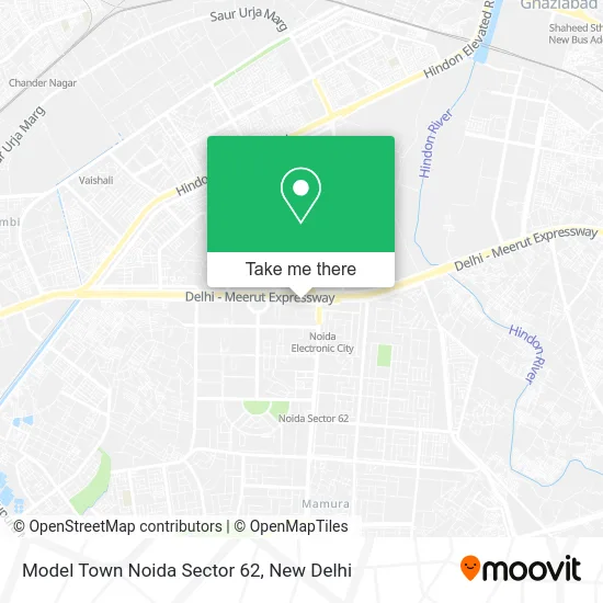 Model Town Noida Sector 62 map