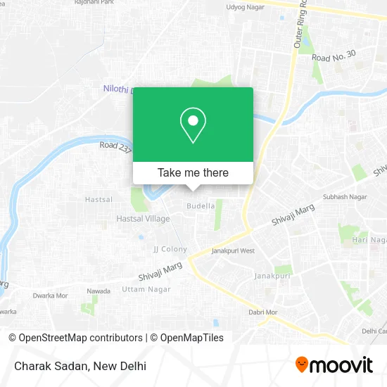 Charak Sadan map