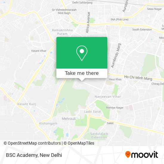 BSC Academy map