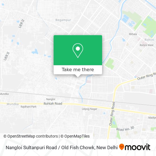 Nangloi Sultanpuri Road / Old Fish Chowk map